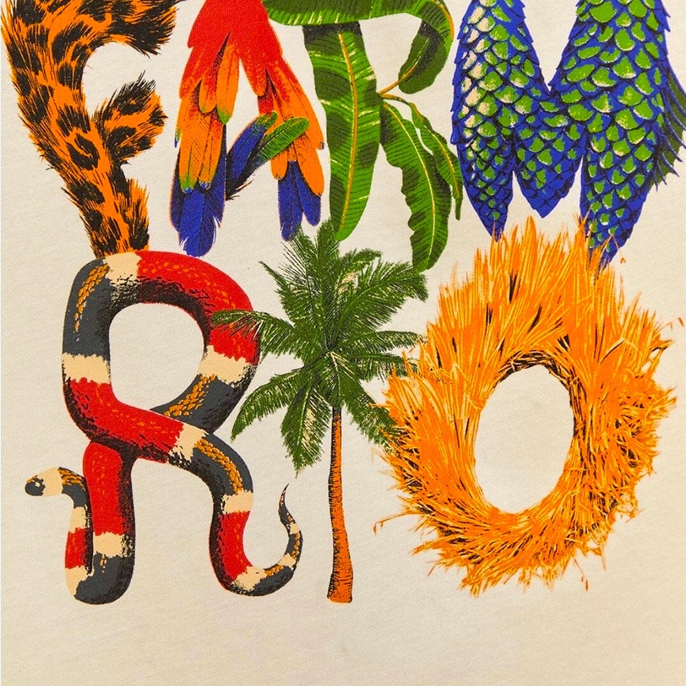 FARM Rio Colorful Nature-Inspired Graphic Tee - Picture 4 of 6
